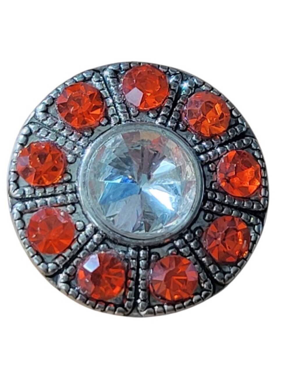 Red/orange Snap for Snap Jewelry #2603